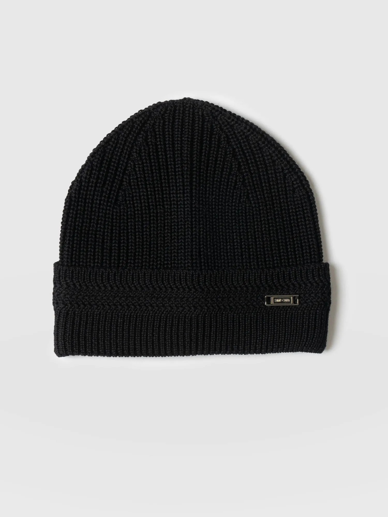 Merino Beanie - Black