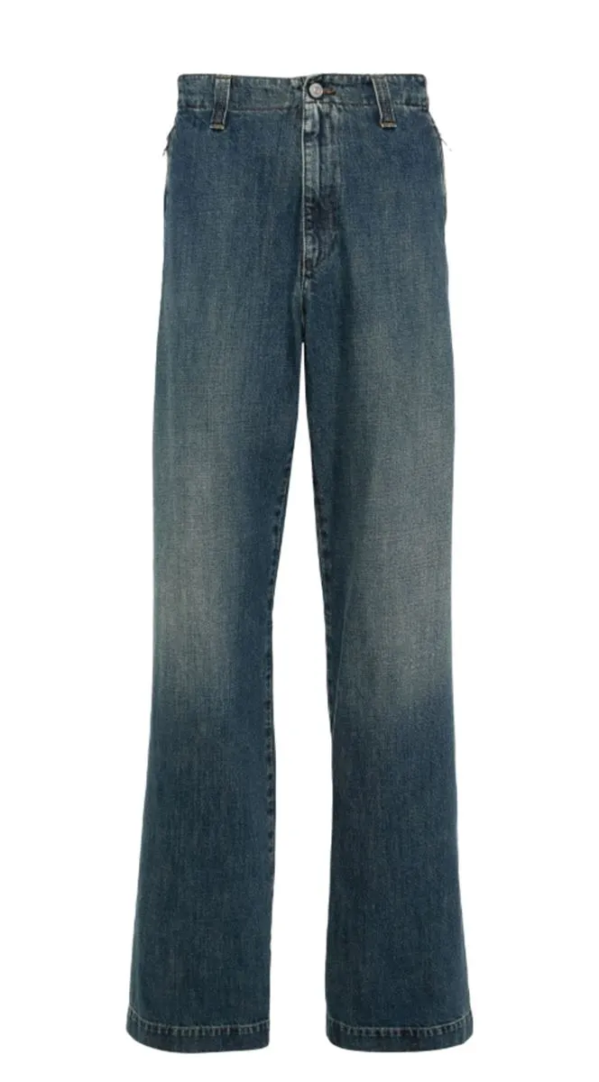 MID-RISE WIDE-LEG JEANS