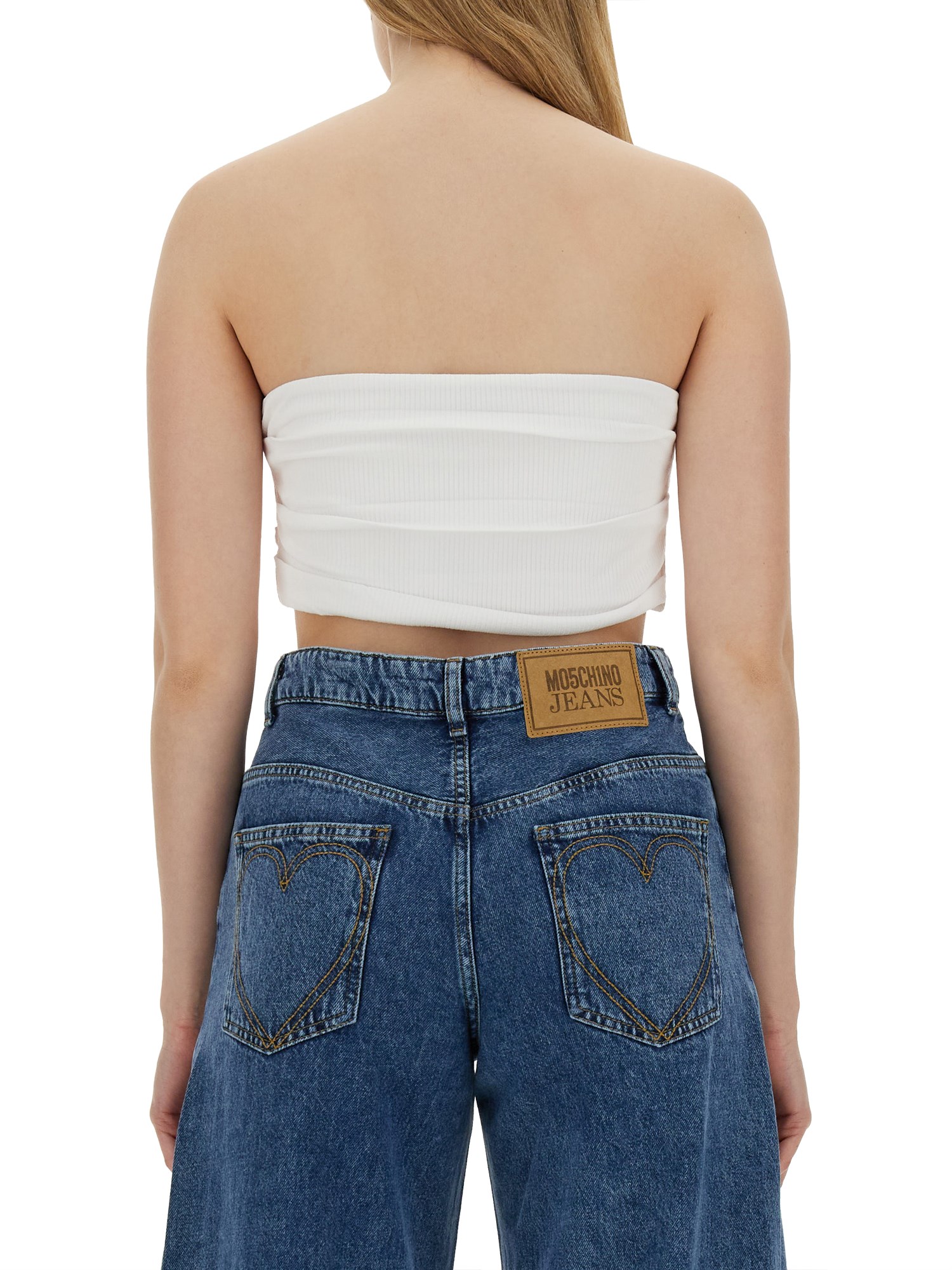 MOSCHINO JEANS    TOPS WITH LOGO