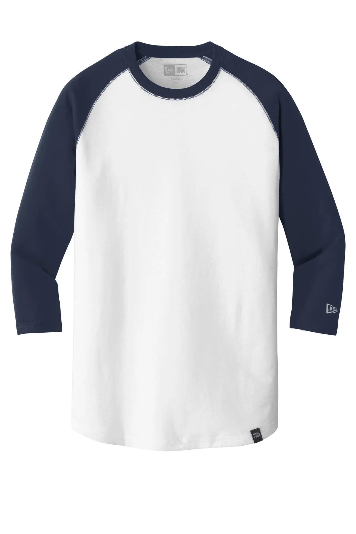 New Era Men's Heritage Blend 3/4-Sleeve Baseball Raglan Tee. NEA104