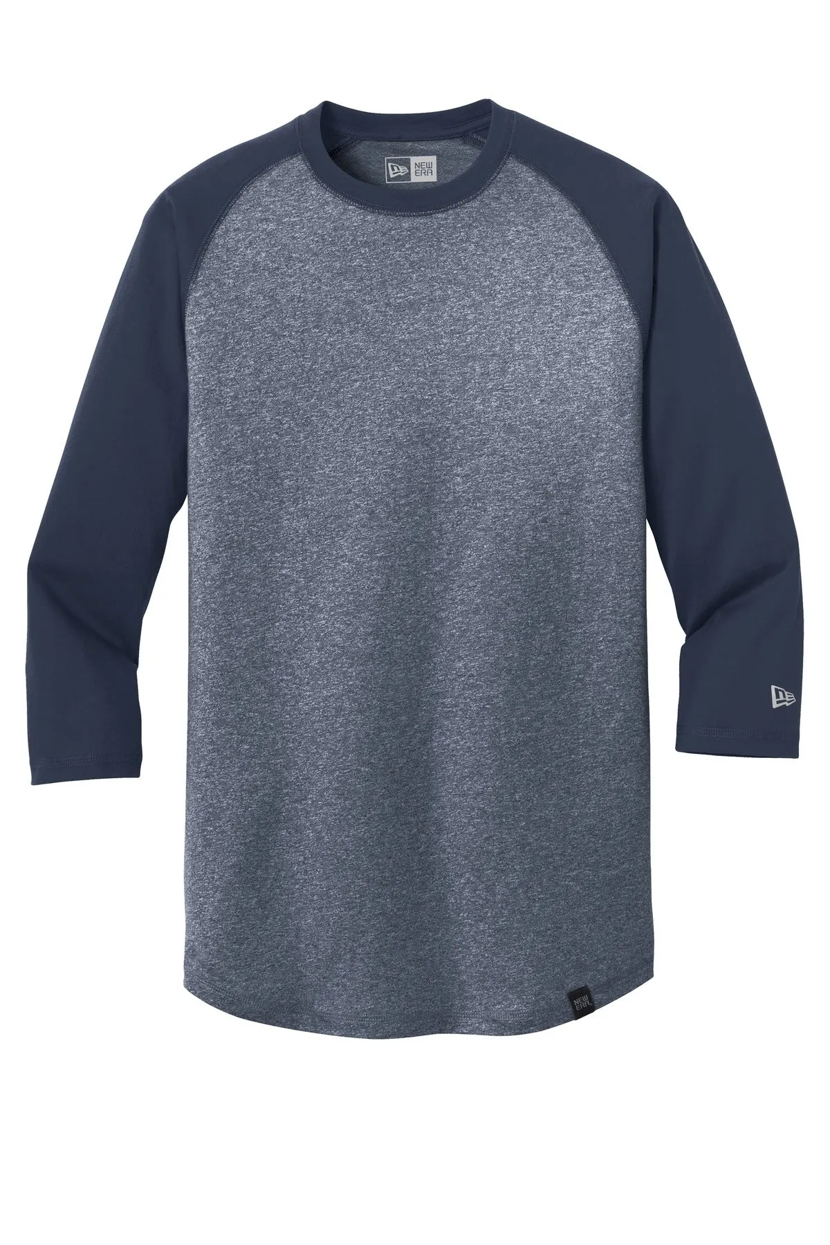 New Era Men's Heritage Blend 3/4-Sleeve Baseball Raglan Tee. NEA104