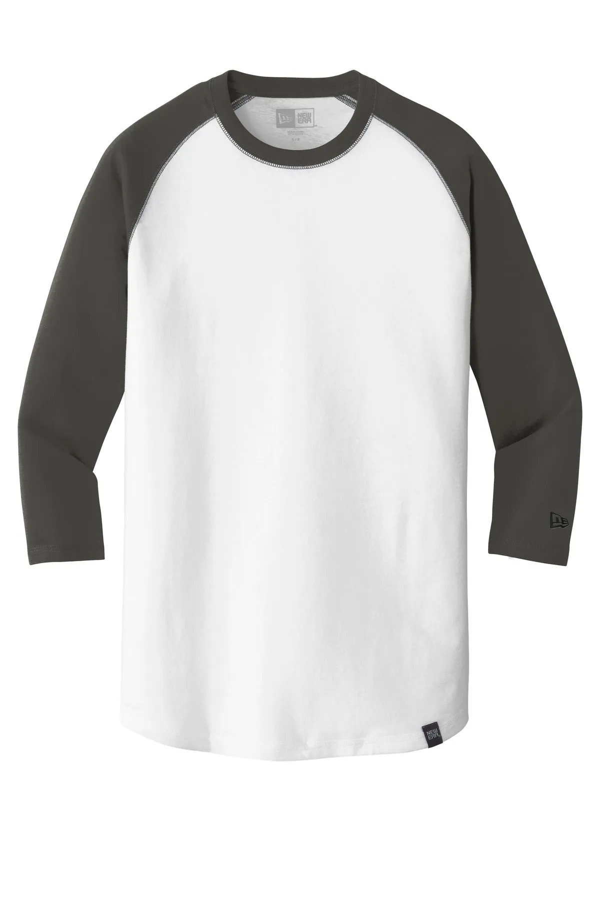 New Era Men's Heritage Blend 3/4-Sleeve Baseball Raglan Tee. NEA104