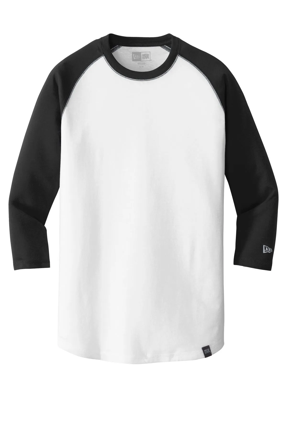 New Era Men's Heritage Blend 3/4-Sleeve Baseball Raglan Tee. NEA104