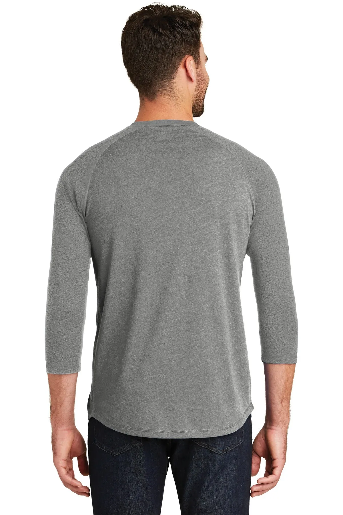 New Era Men's Heritage Blend 3/4-Sleeve Baseball Raglan Tee. NEA104