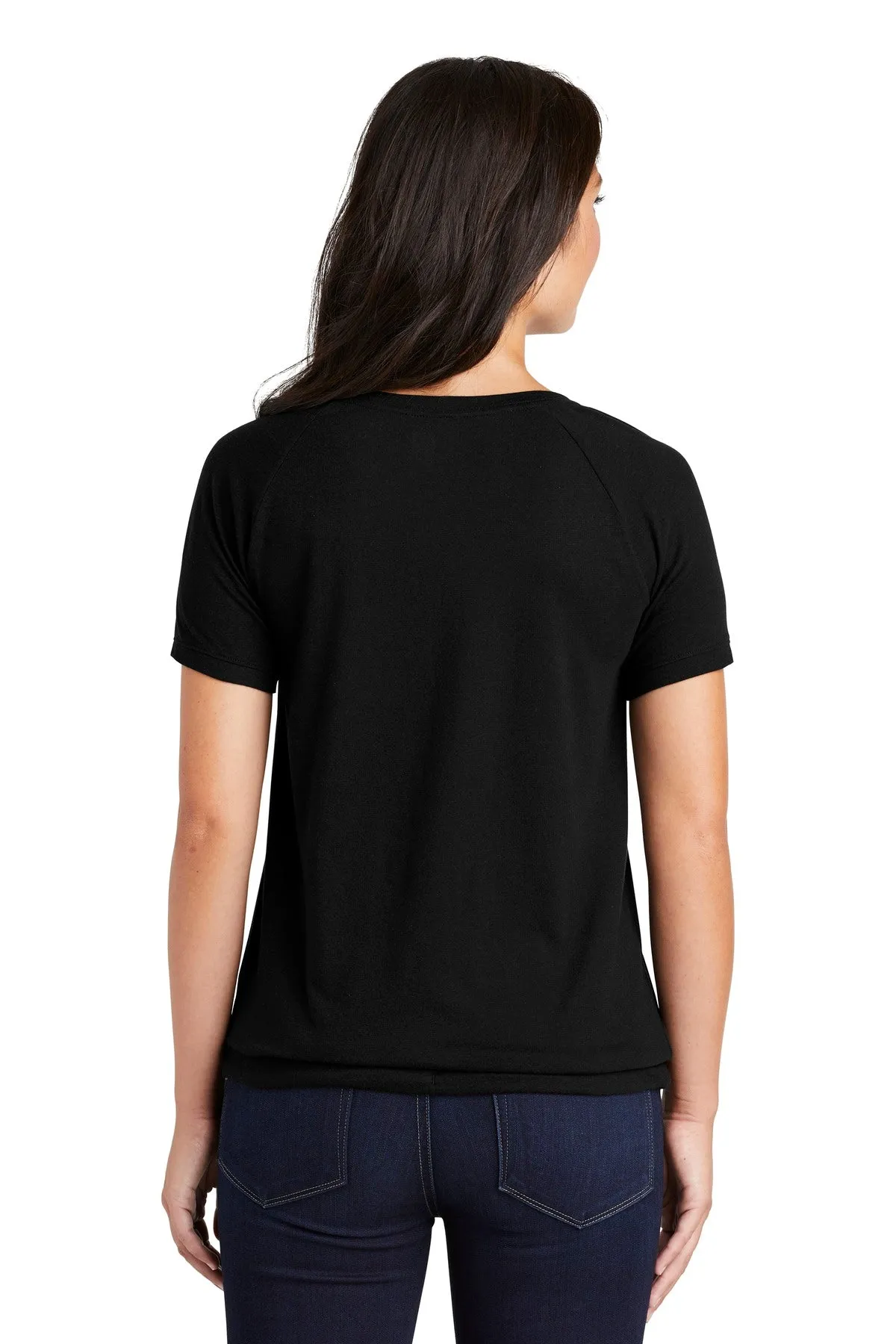 New Era Women's Tri-Blend Performance Cinch Tee. LNEA133