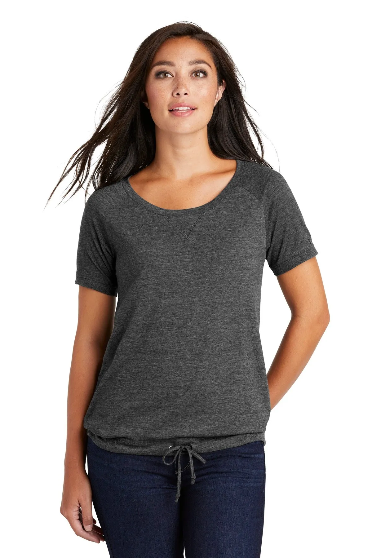 New Era Women's Tri-Blend Performance Cinch Tee. LNEA133