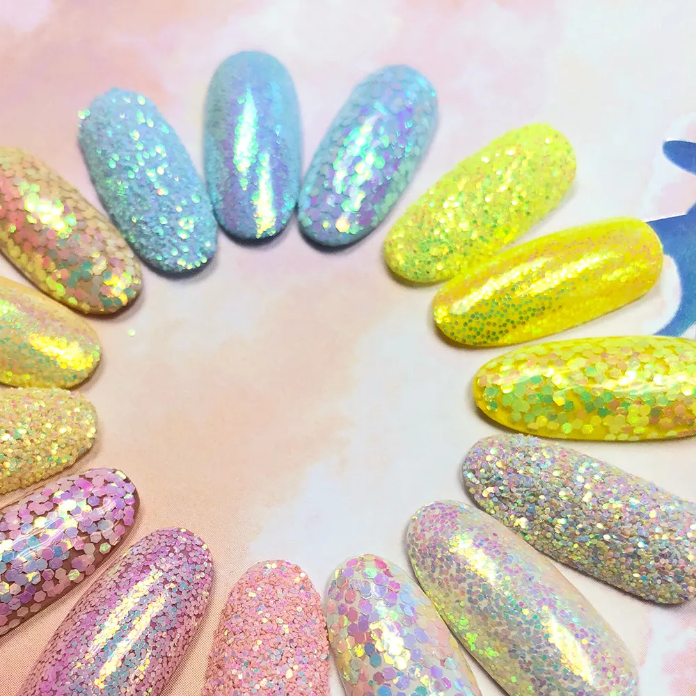 Pastel Iridescent Glitter / Key Lime Pie