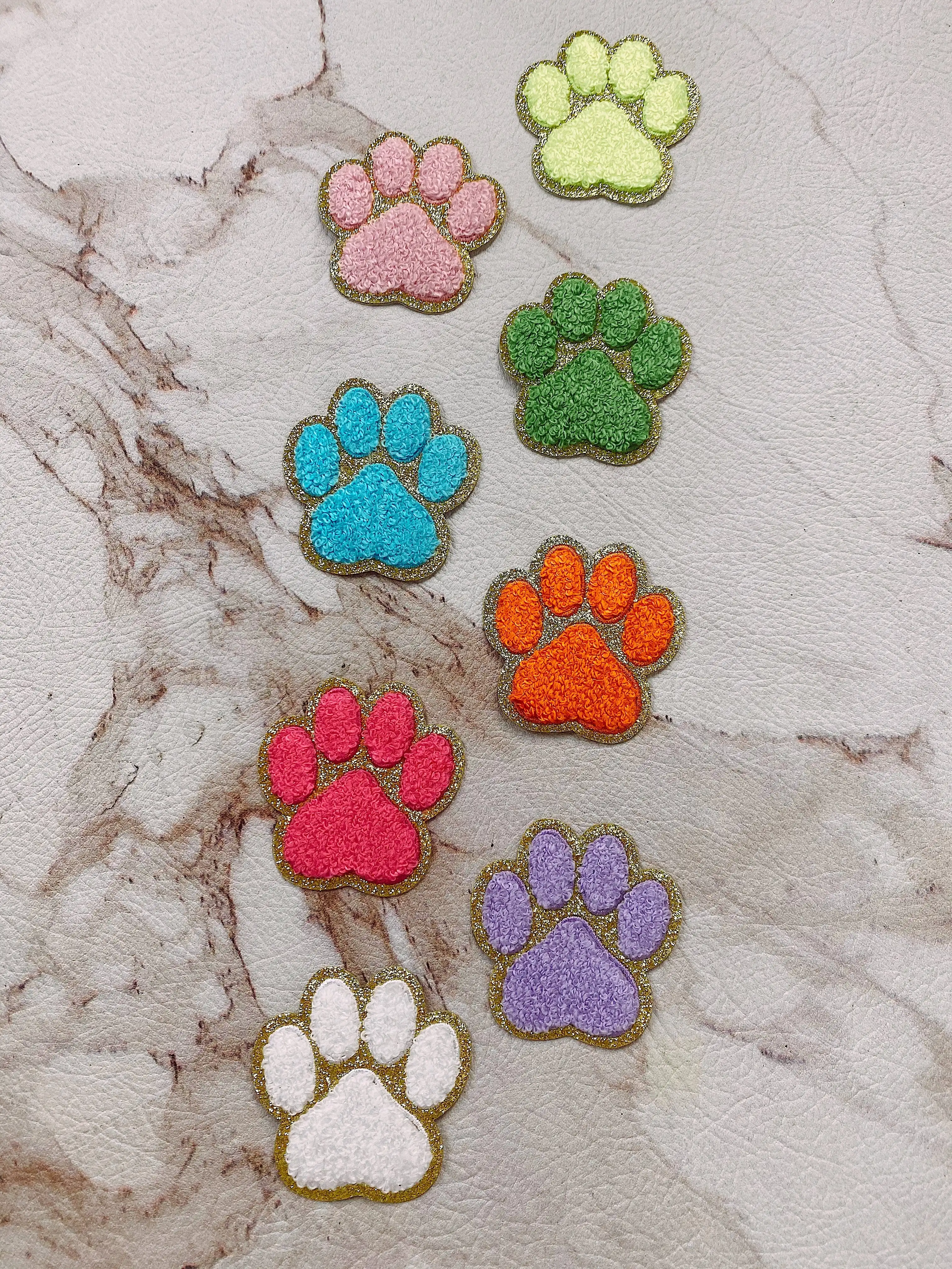 Paw Print Varsity Patch