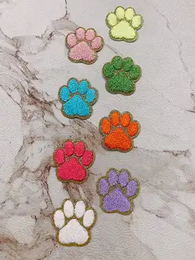 Paw Print Varsity Patch