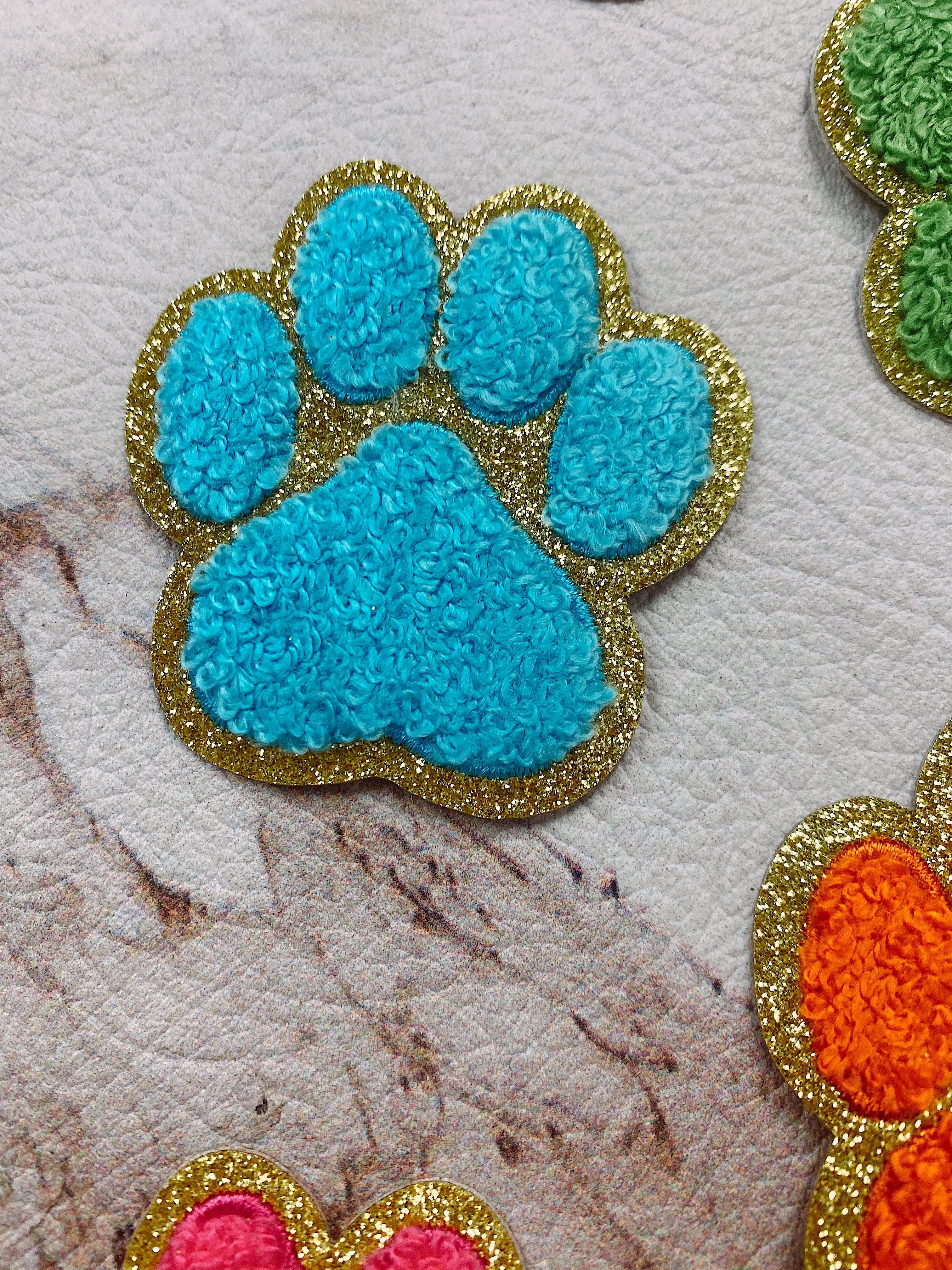 Paw Print Varsity Patch