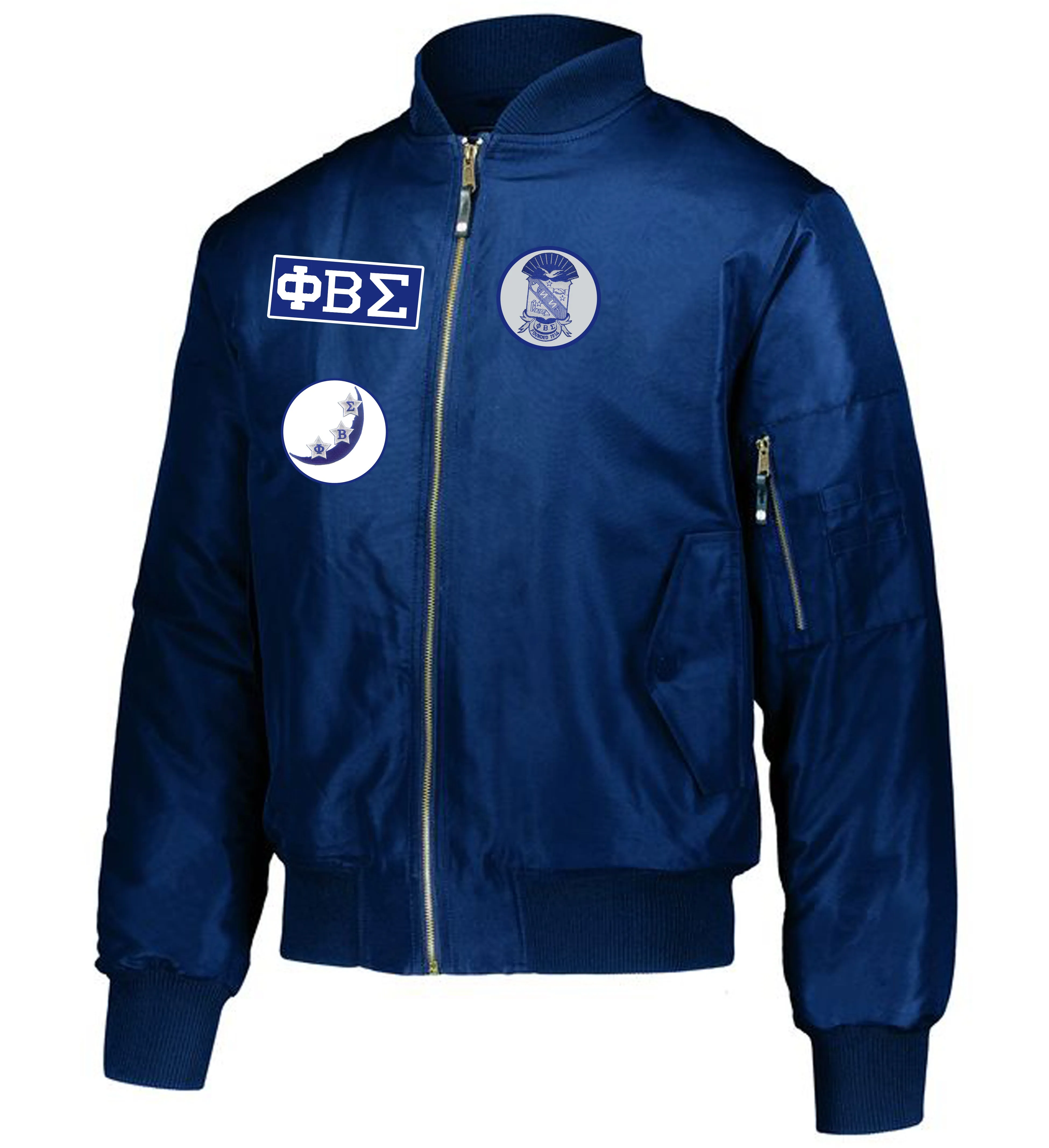 Phi Beta Sigma Bomber Jacket Patches