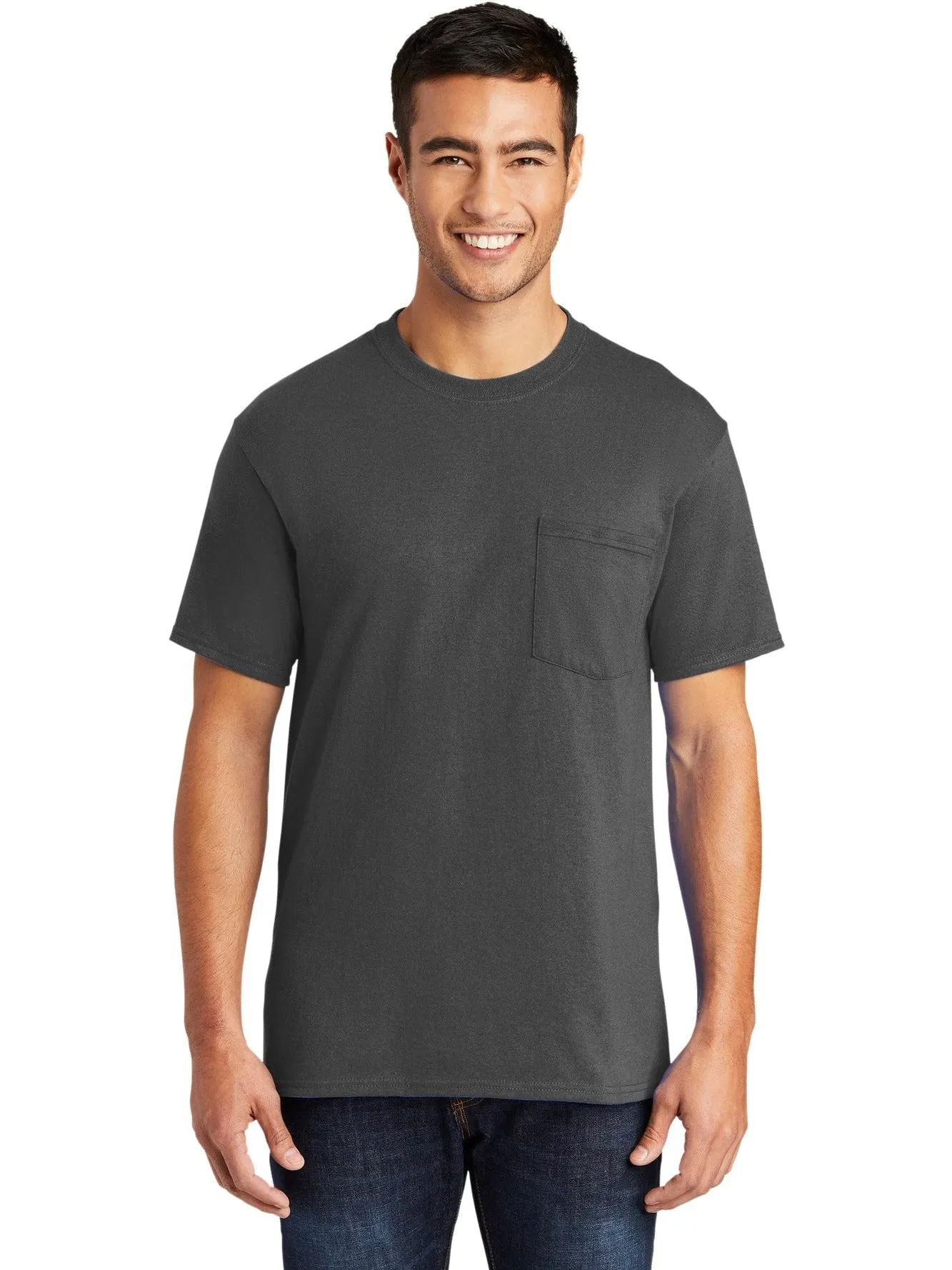 Port & Company Core Blend Pocket Tee