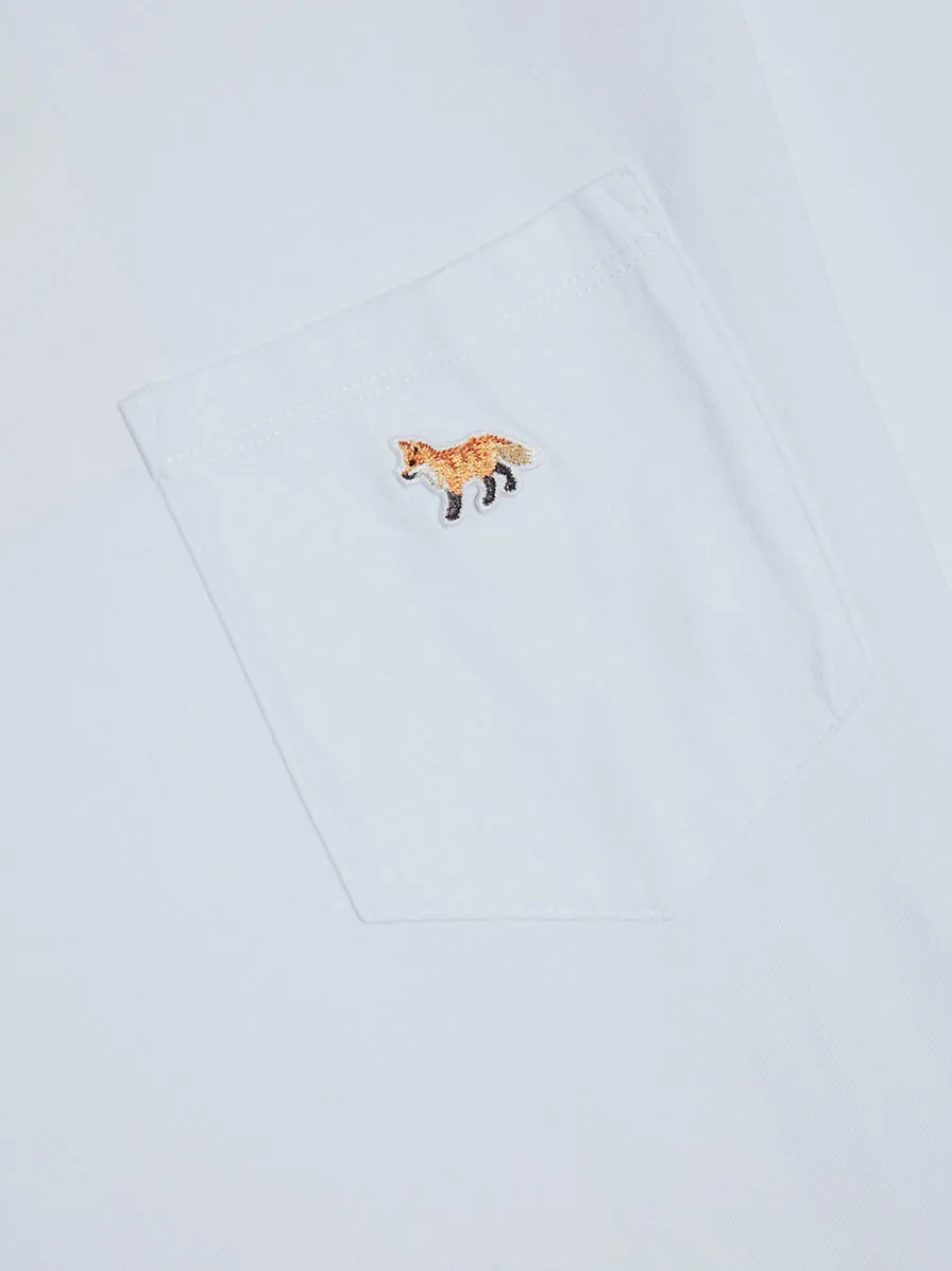 Profile Fox Patch Pocket Tee-Shirt, White