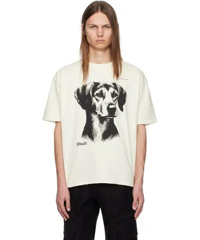 Rhude Off-White 'Fox Hound' T-shirt