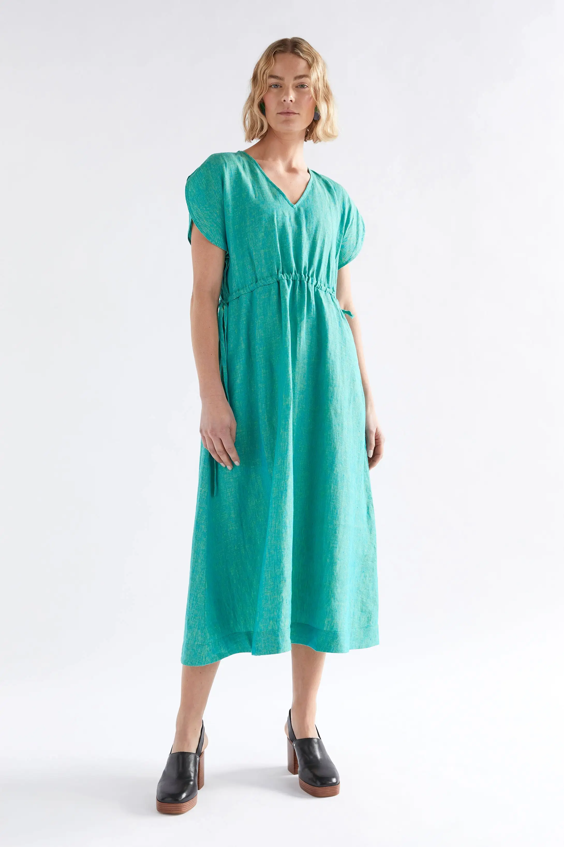 Sav Linen Midi Dress