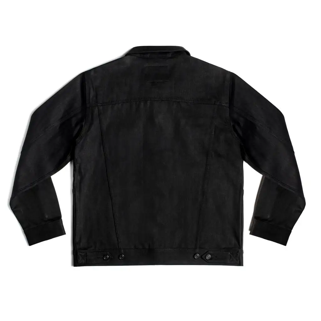 Selvedge Denim Trucker Jacket | Pitch Black