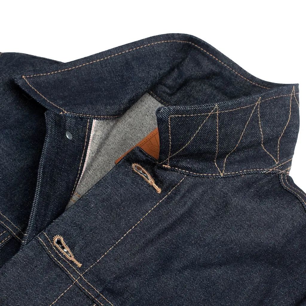 Selvedge Denim Trucker Jacket | Raw Indigo