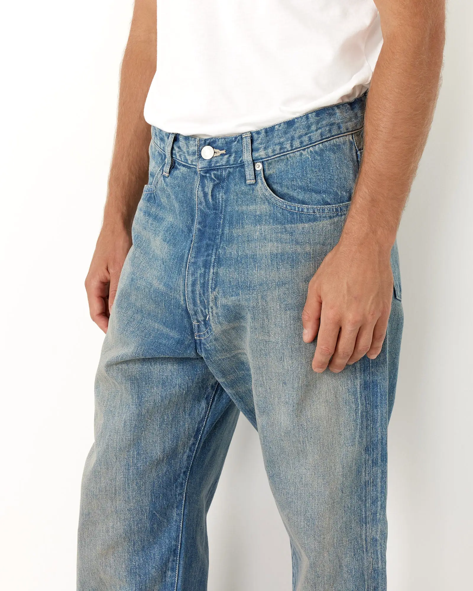 Selvedge Faded Denim Pant