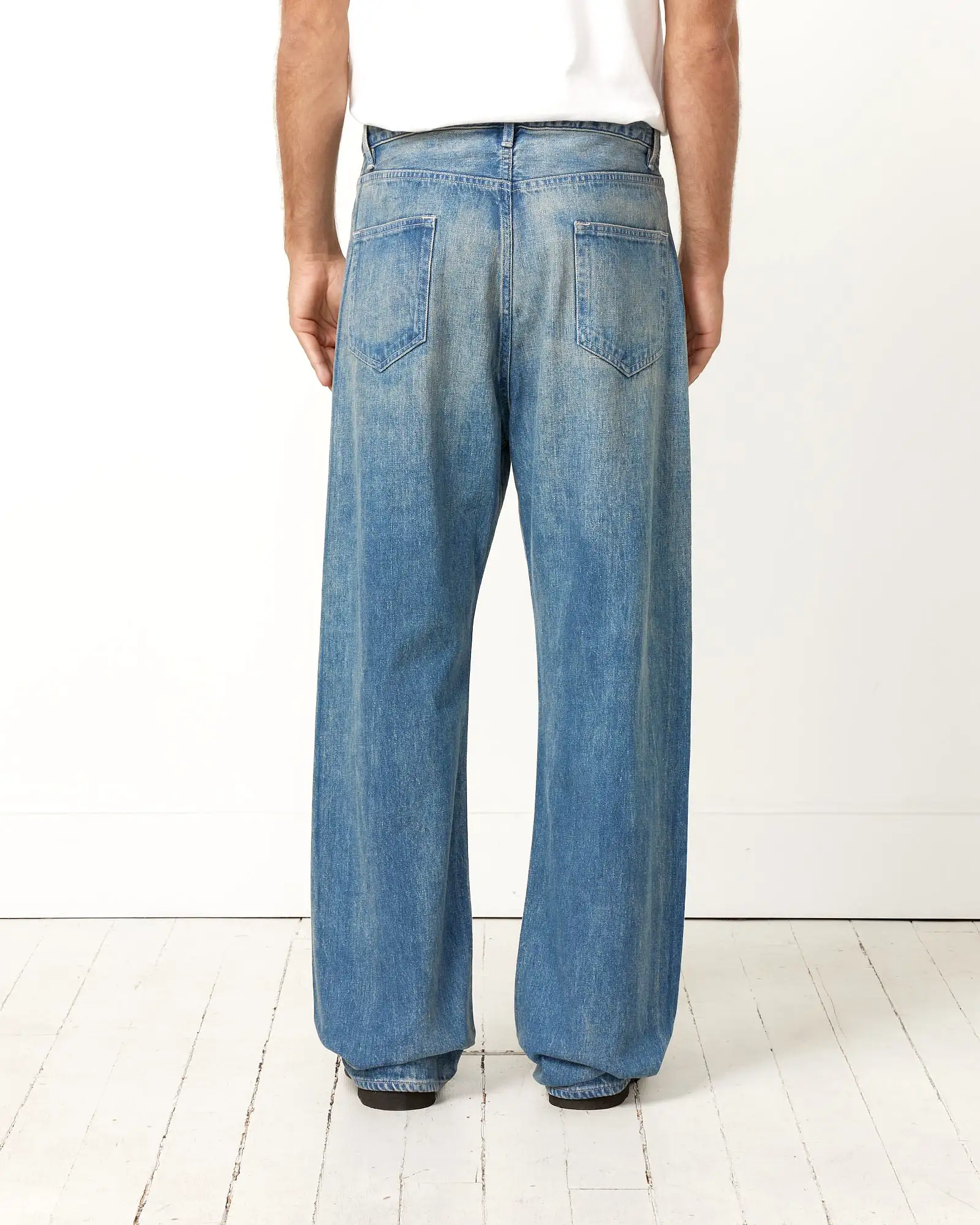 Selvedge Faded Denim Pant