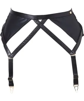 Something Wicked Women's Black Jade Suspender Garter Belt