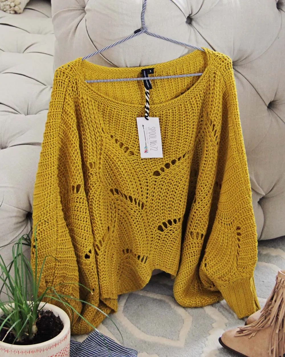 Spring Cactus Sweet Sweater