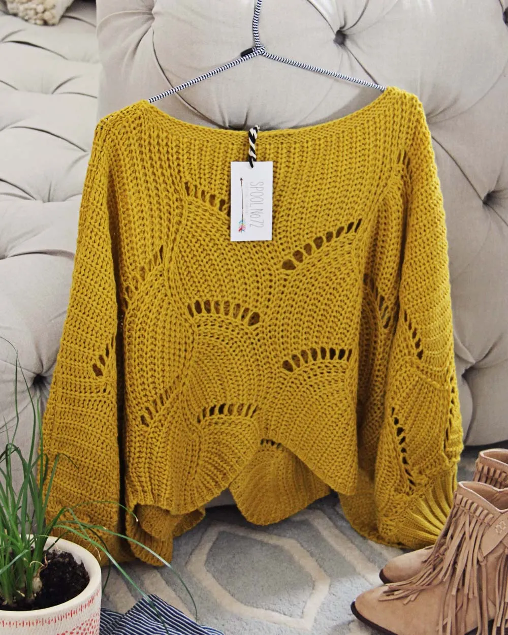 Spring Cactus Sweet Sweater