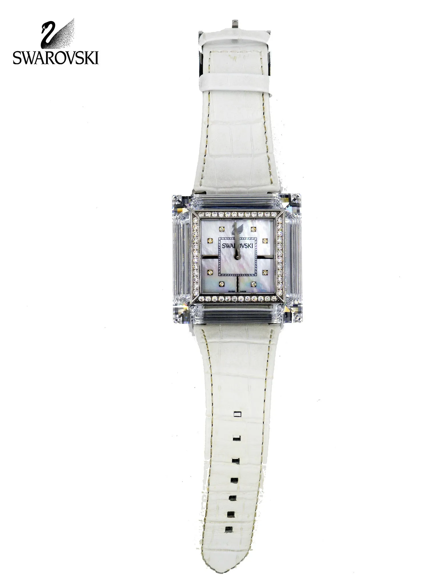 Swarovski 1.18ct DIAMONDS Limited Edition ROCK'N'LIGHT White Swiss WATCH 1066305