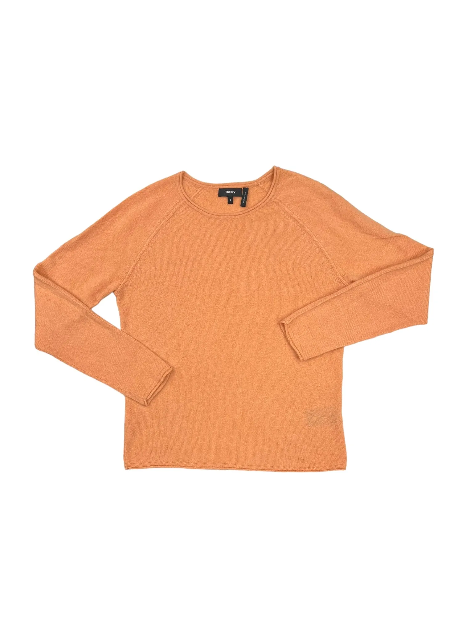 Sweater Cashmere By Theory In Orange, Size: L