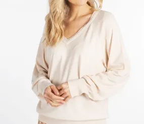 SWEATER DOUBLE V NECK