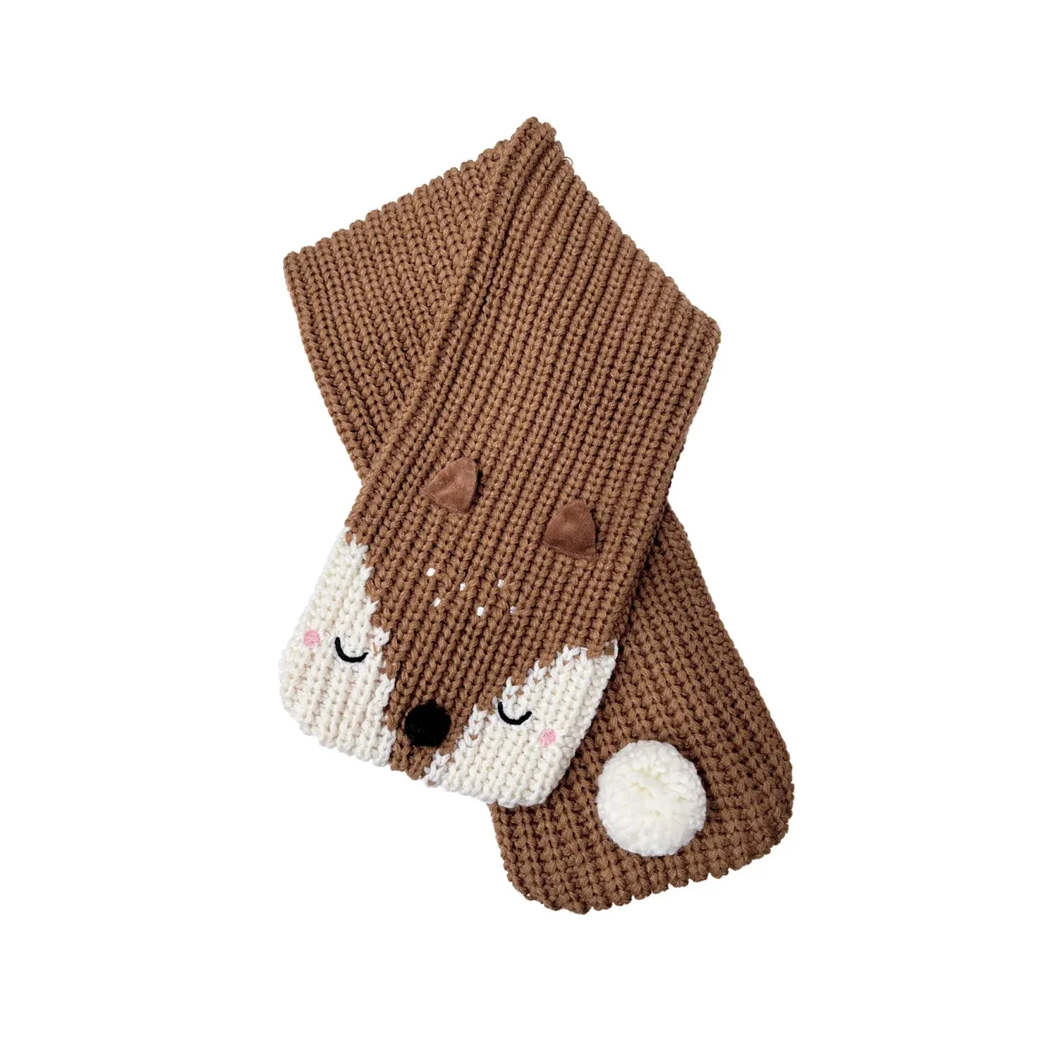 The Doris Deer Knit Scarf - KIDS