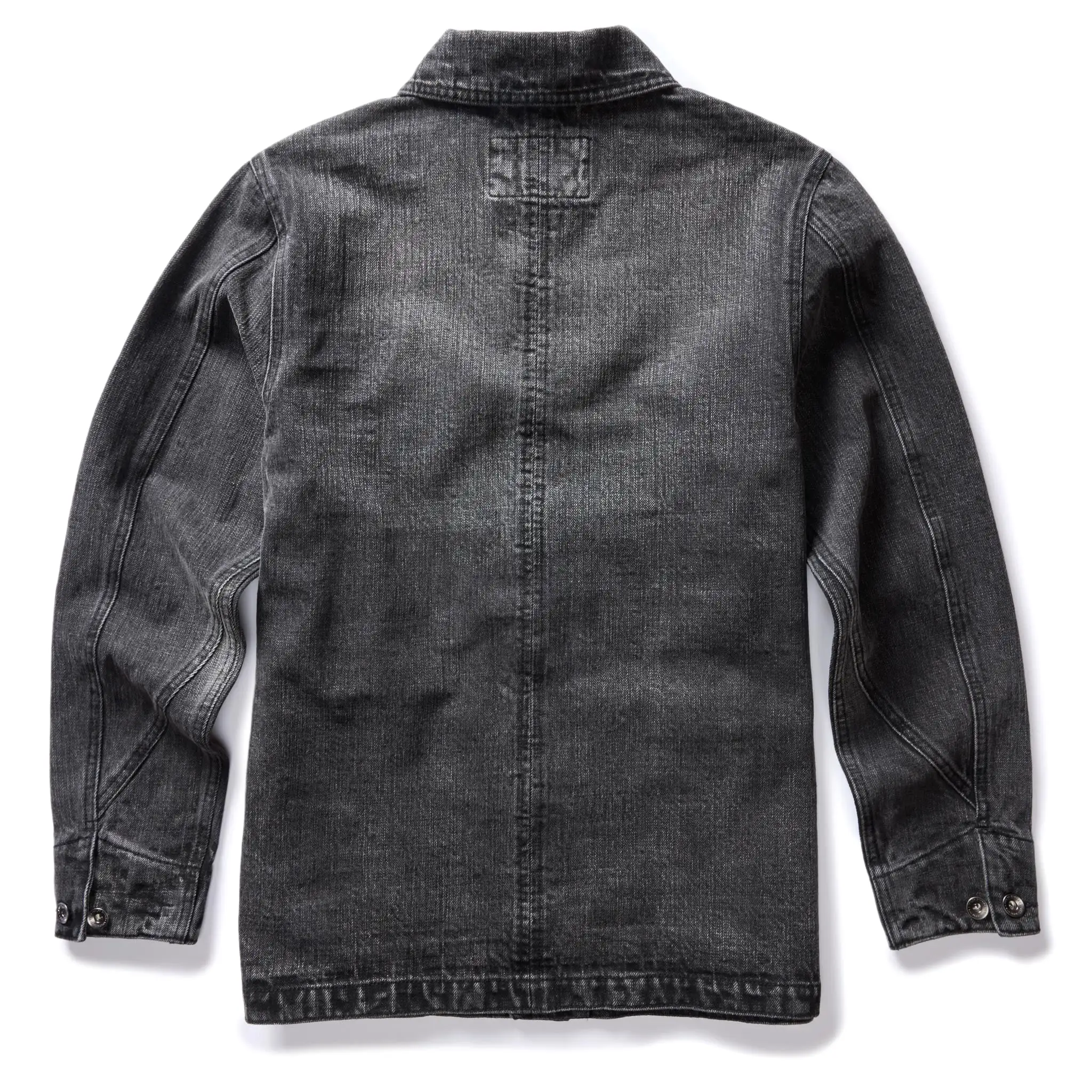 The Fremont Jacket in Black 3-Month Wash Selvage Denim