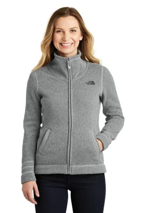 The North Face Ladies Sweater Fleece Jacket NF0A3LH8 TNF Medium Grey Heather