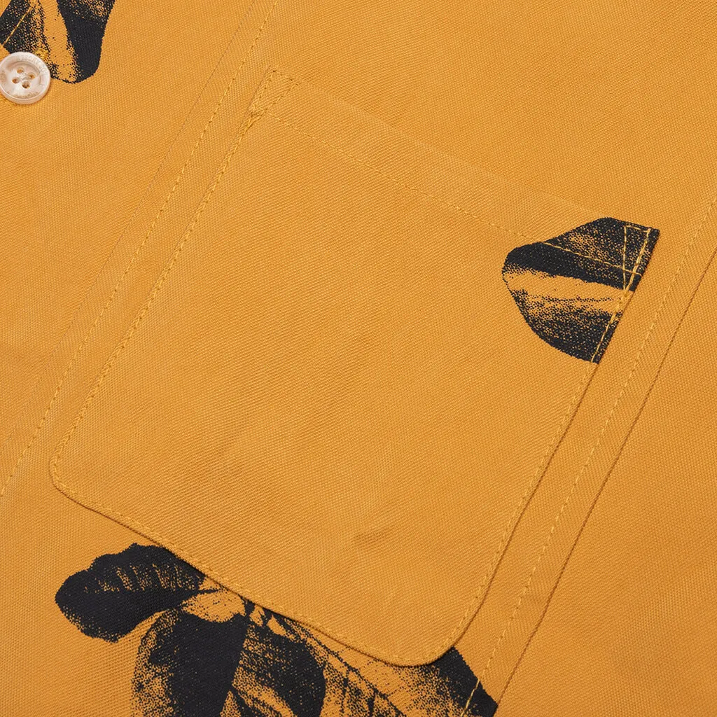 Tobacco S/S Button Up - Mustard