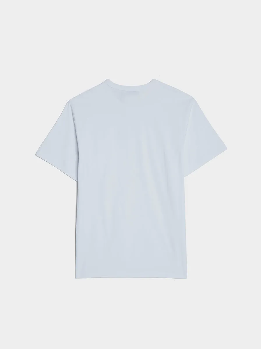 Tricolor Fox Patch Classic Pocket Tee-Shirt, White