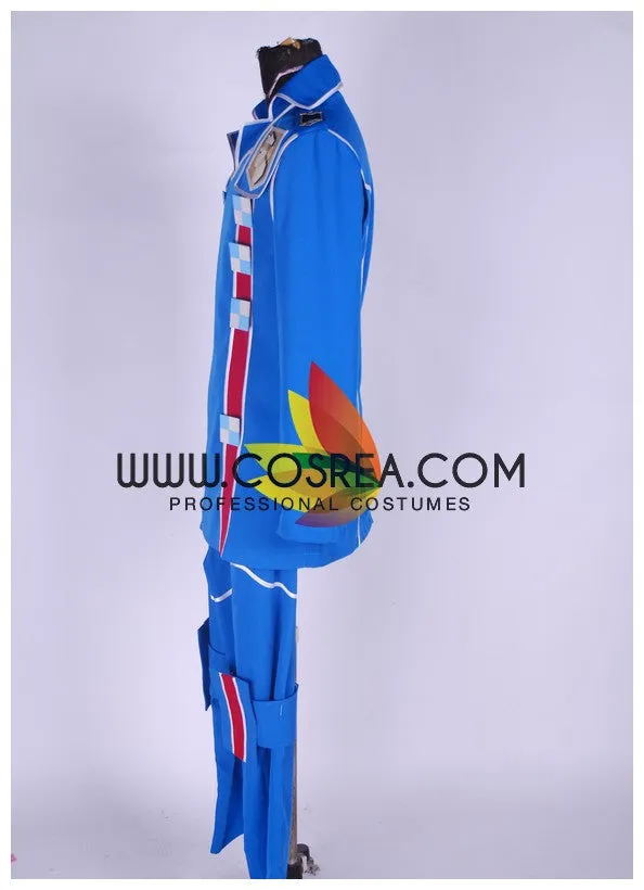 Valkyria Chronicles Welkin Gunther Bright Blue Version Cosplay Costume