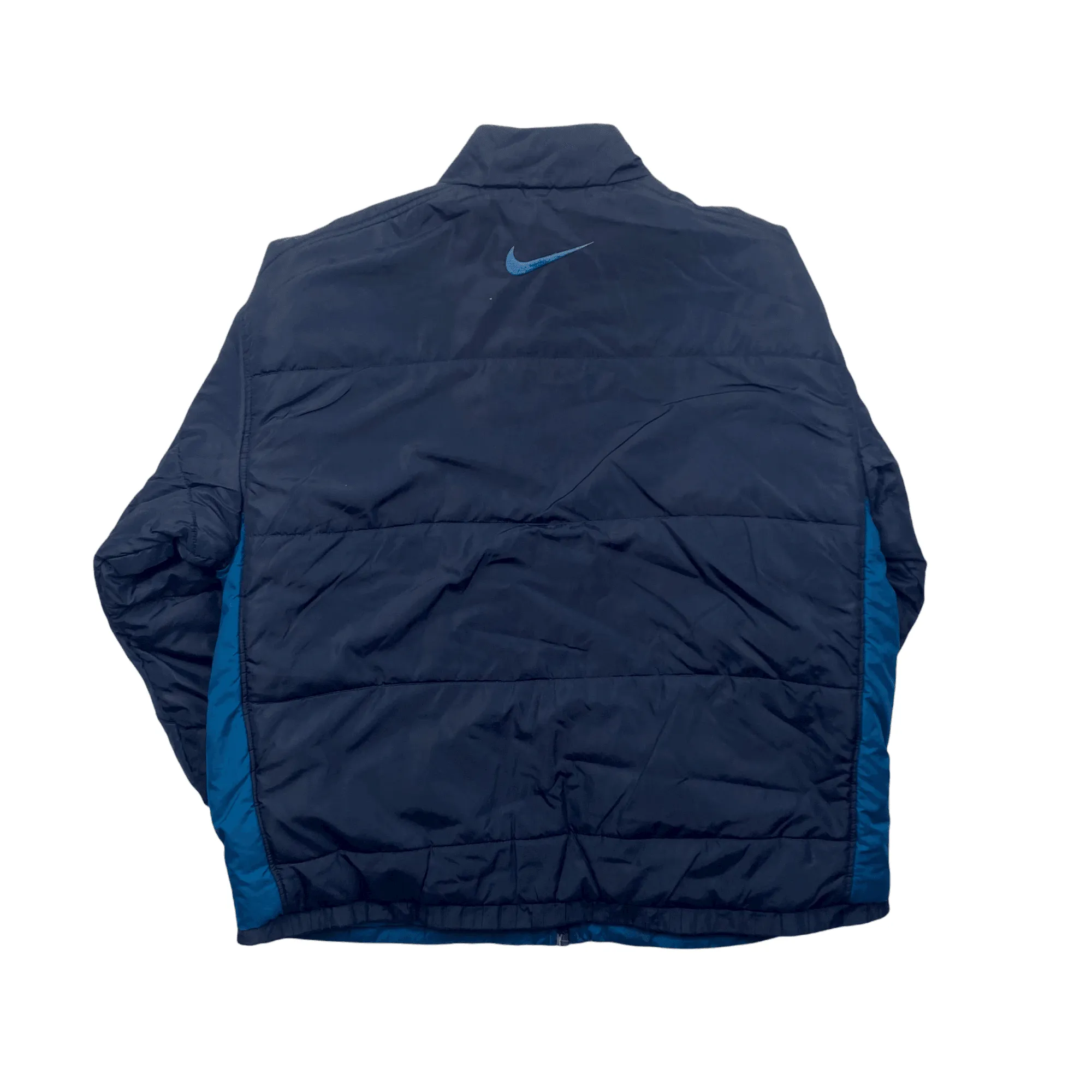 Vintage 90s Navy Blue Nike Reversible Coat/ Jacket - Large