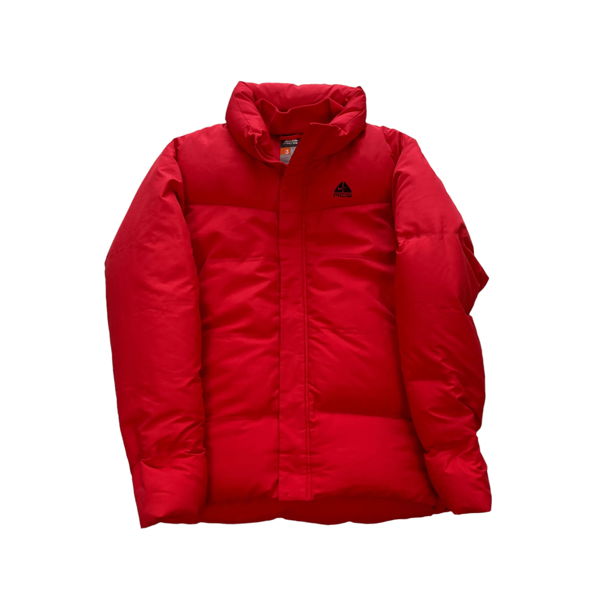 Vintage Red Nike ACG Puffer Coat - Large