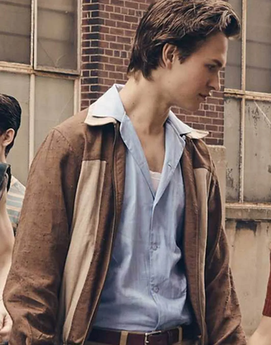 West Side Story Tony Brown Jacket | Ansel Elgort Cotton Jacket | ujackets