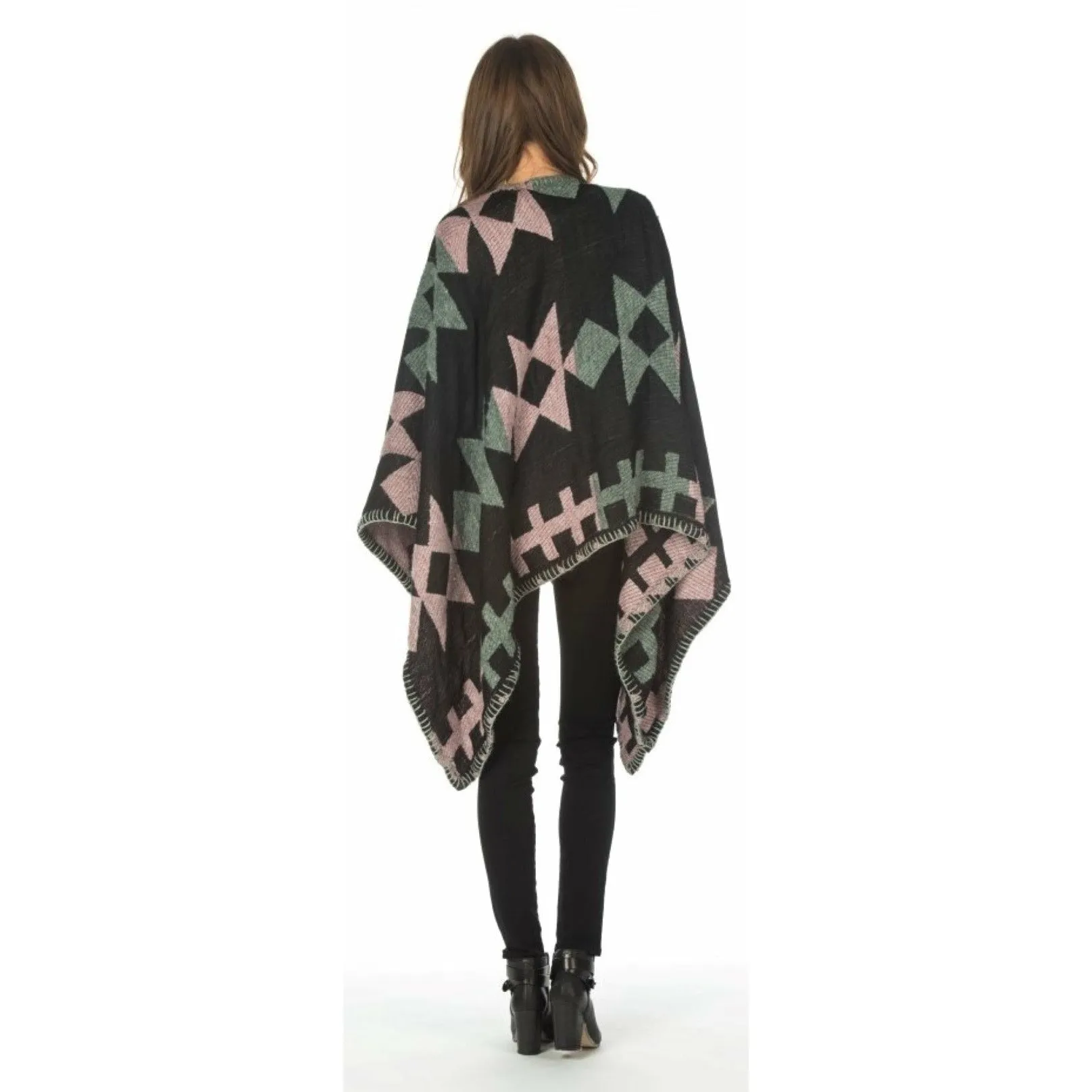 Whip Stitch Pink Cape