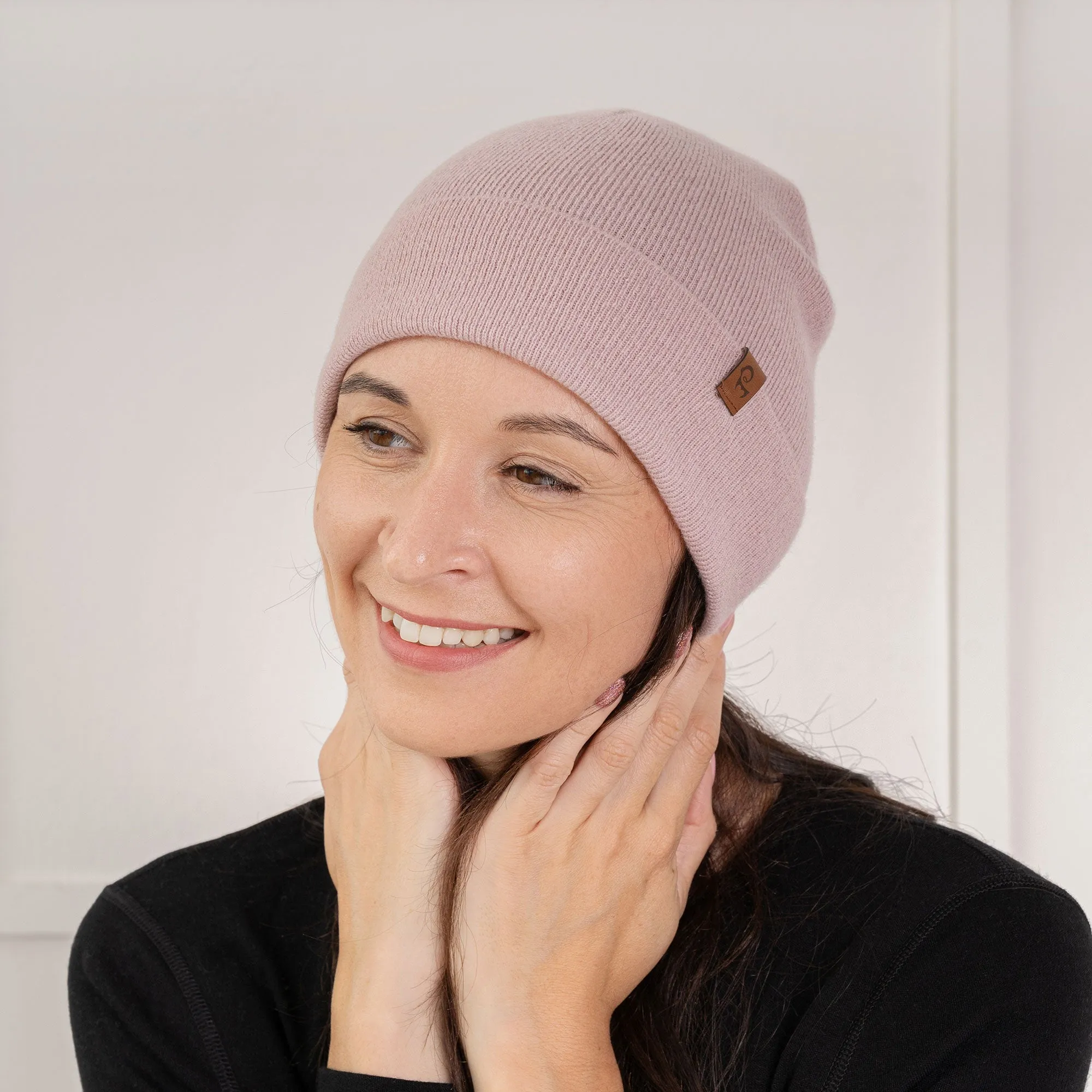 Women's Knit Beanie Cashmere Blend