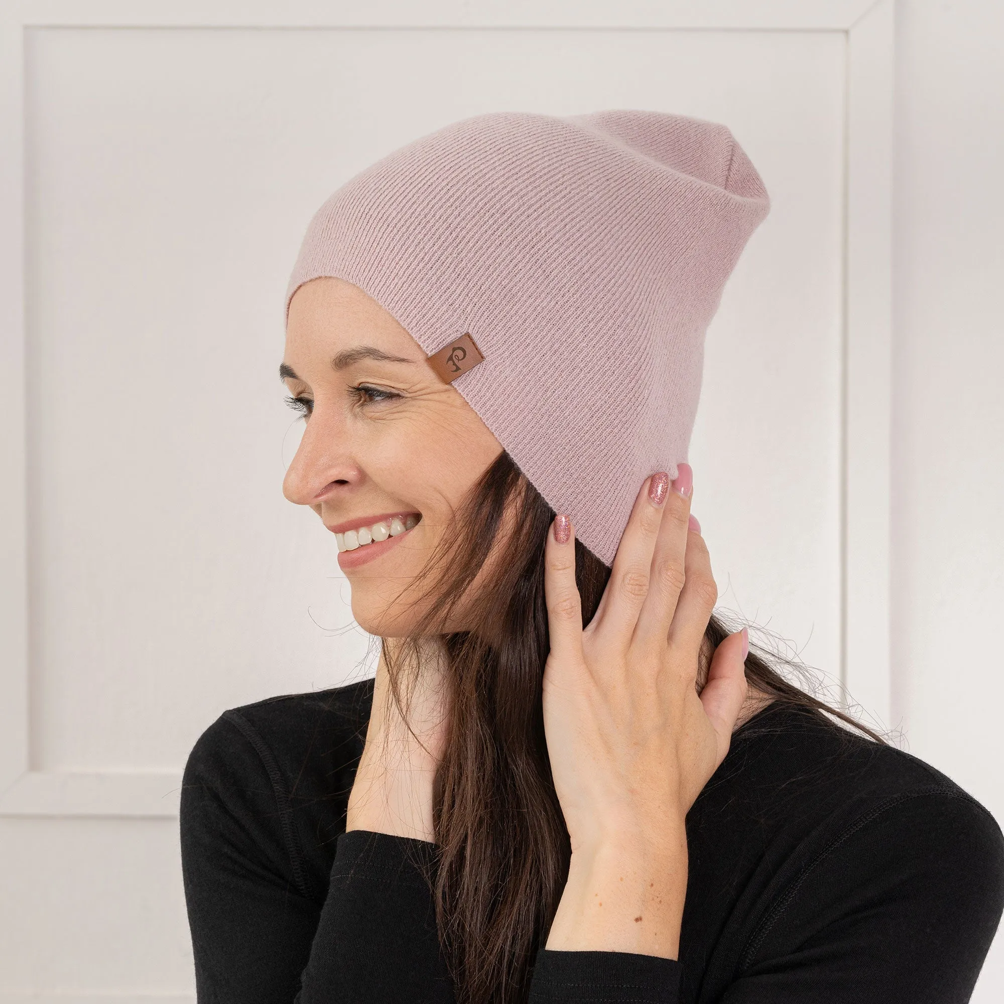 Women's Knit Beanie Cashmere Blend