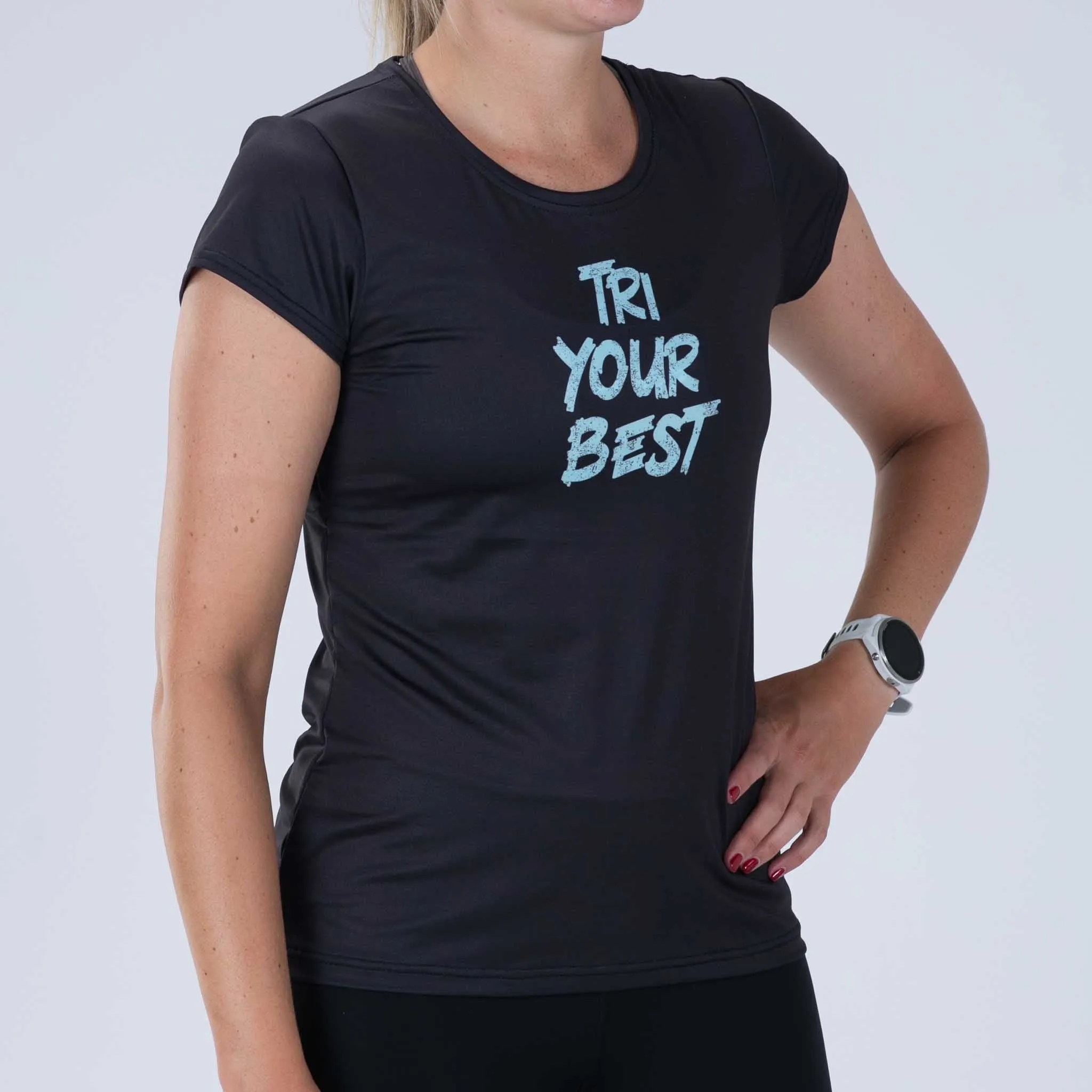 Women's Ltd Run Tee - Tri Your Best