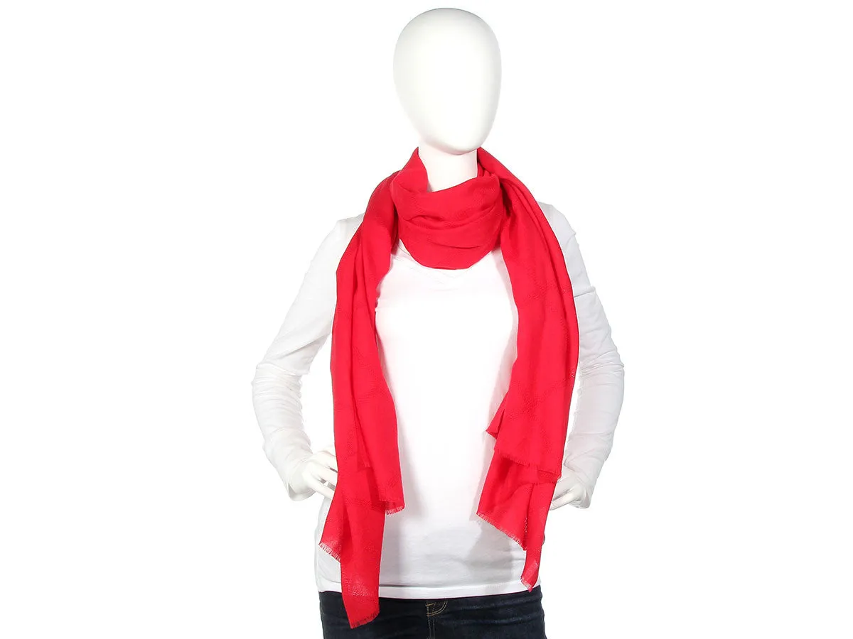 YSL Red Scarf