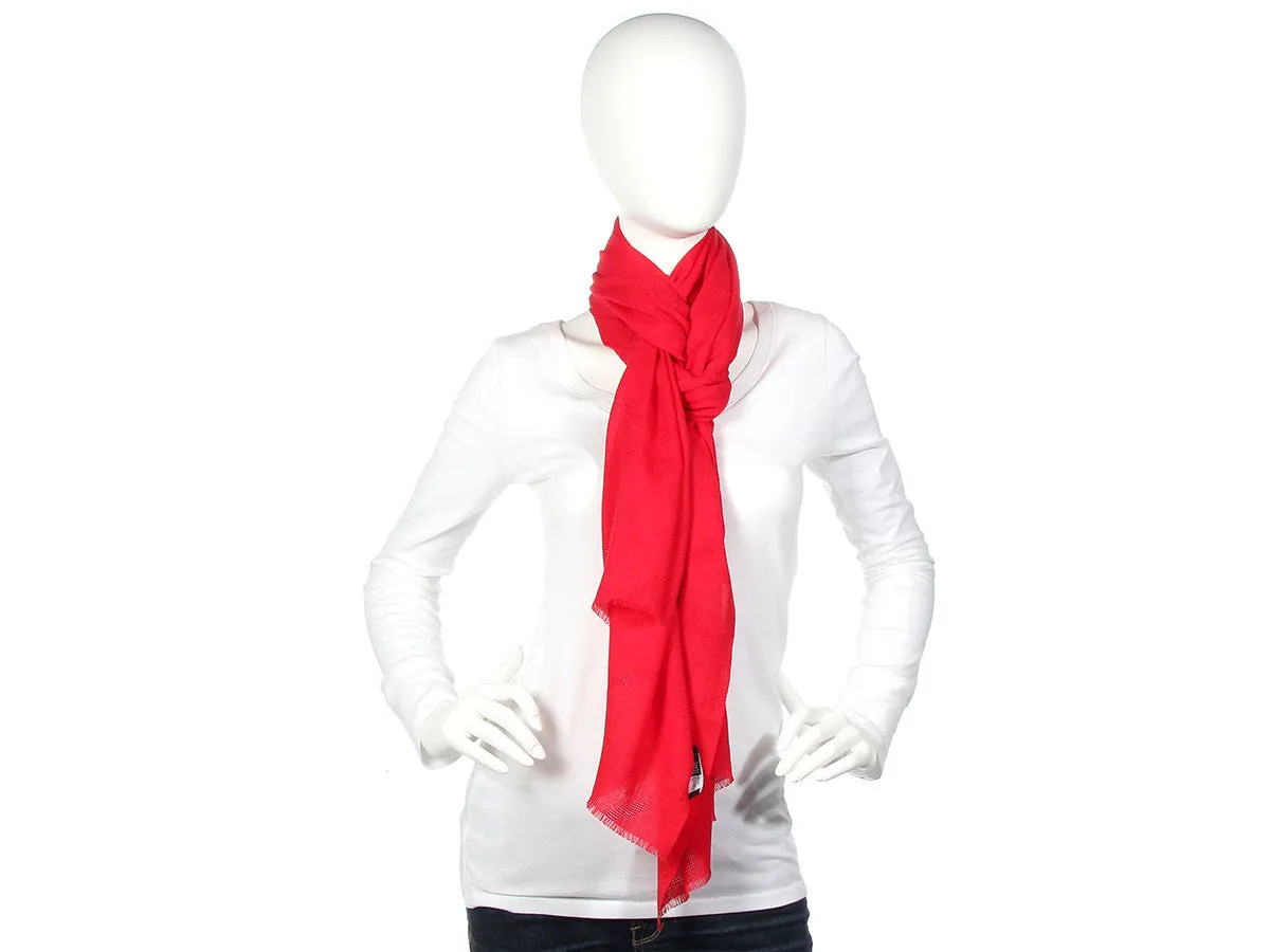 YSL Red Scarf