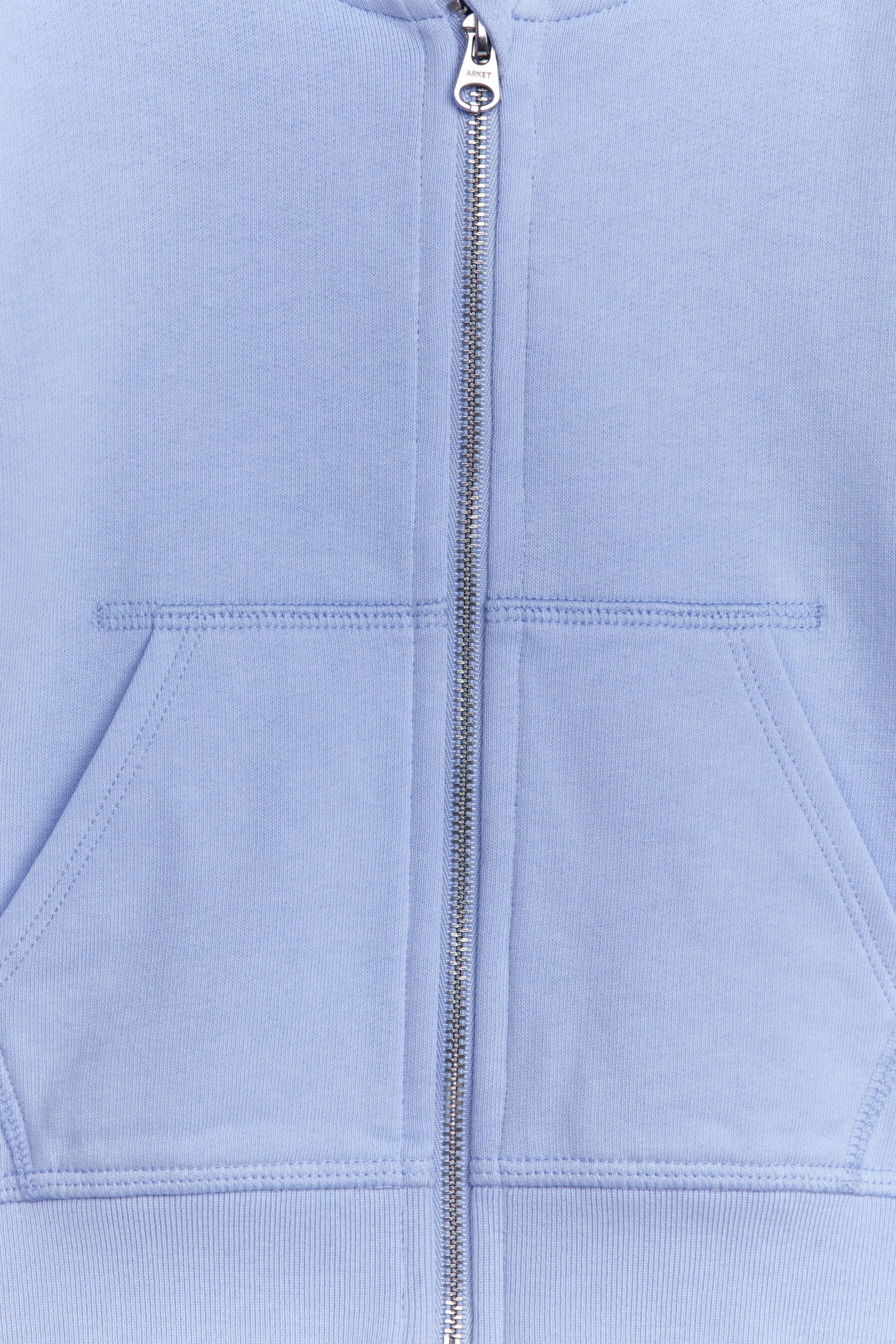 Zip Hoodie - Long sleeve - Regular length - Dusty Light Blue - Kids | H&M GB